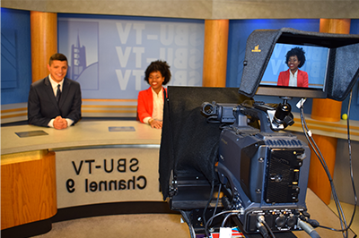 Pictured_SBU-TV on the air